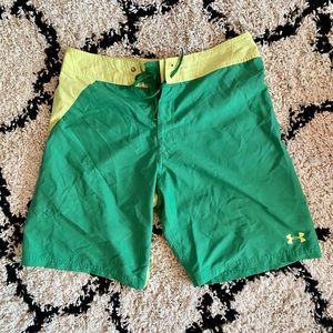 Under Armour Green Swimshorts